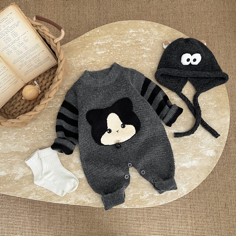 Extra Soft Long Sleeve Sweater Romper