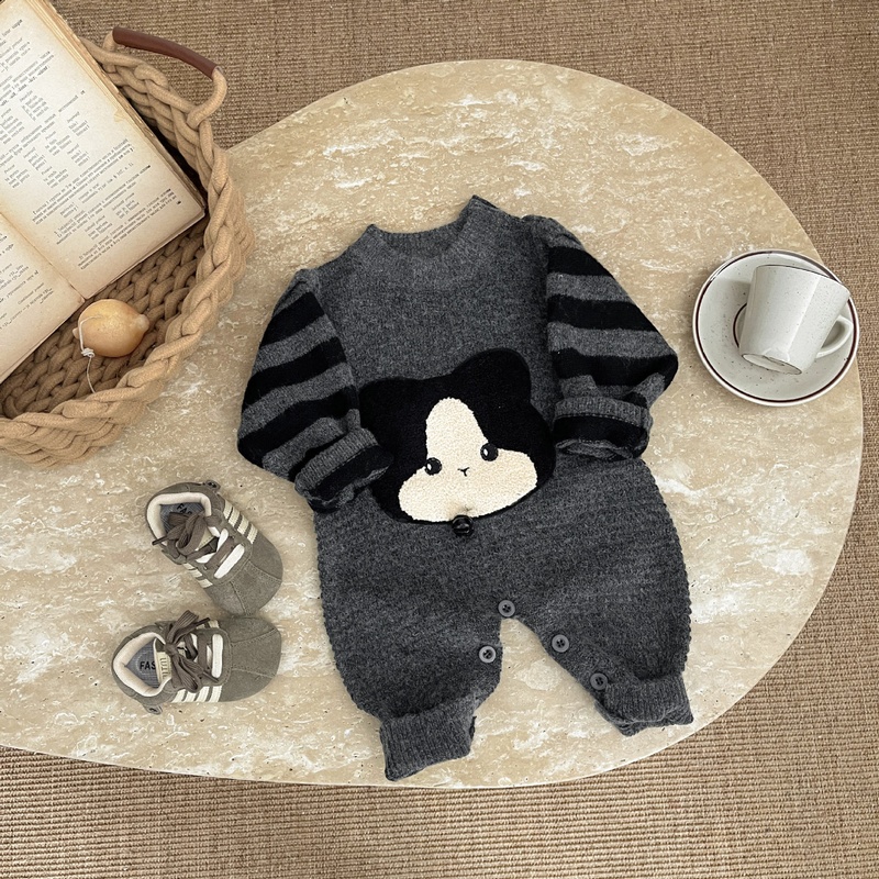 Extra Soft Long Sleeve Sweater Romper
