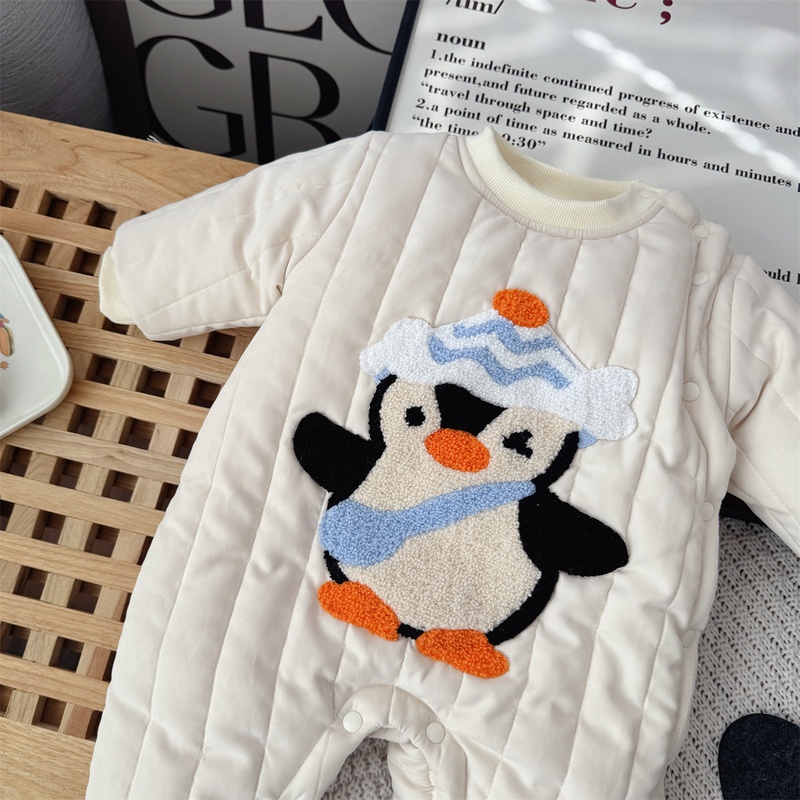 Baby Penguin Padded Romper