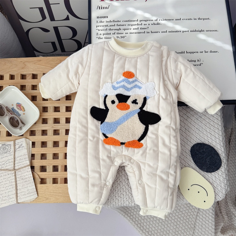 Baby Penguin Padded Romper
