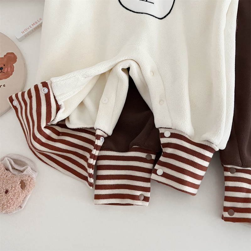 Baby Cute Bear Ears Hooded Romper