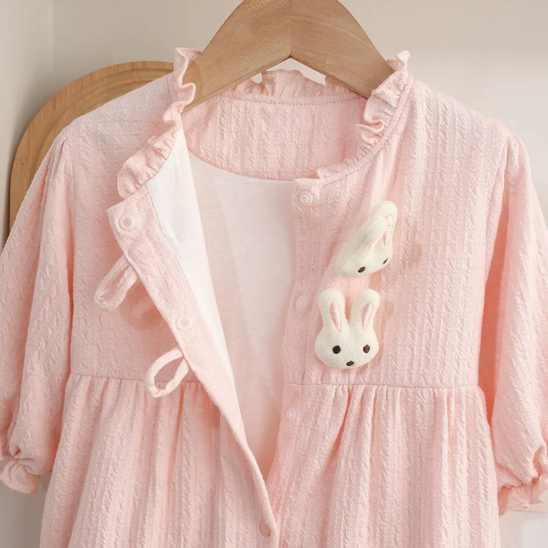 Baby Girl Princess Bunny Decorations Ruffled Toddler