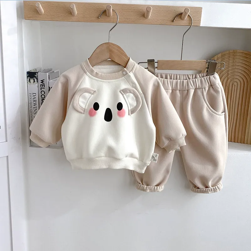 2pcs Koala Sweatshirt and Pants Toddlers Sets