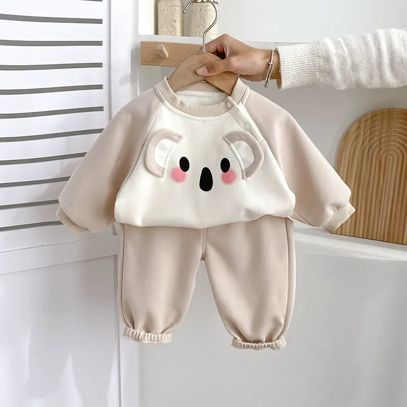 2pcs Koala Sweatshirt and Pants Toddlers Sets
