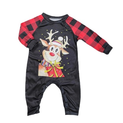 Matching Christmas Pajamas Deer Long-sleeve Pajamas Sets
