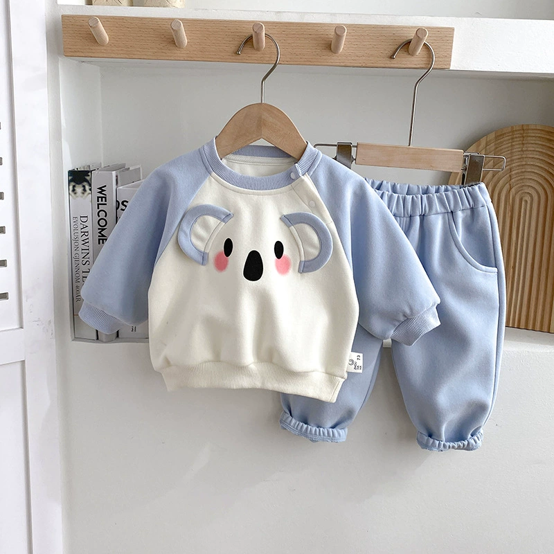 2pcs Koala  Sweatshirt and Pants Toddlers Sets