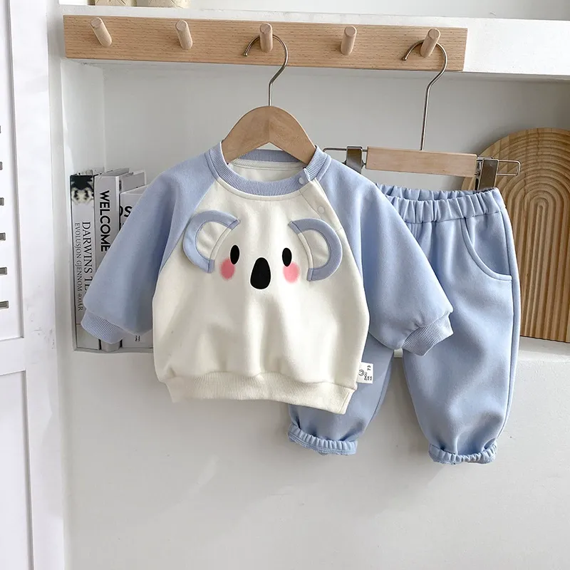 2pcs Koala Sweatshirt and Pants Toddlers Sets