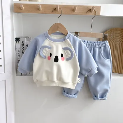 2pcs Koala  Sweatshirt and Pants Toddlers Sets
