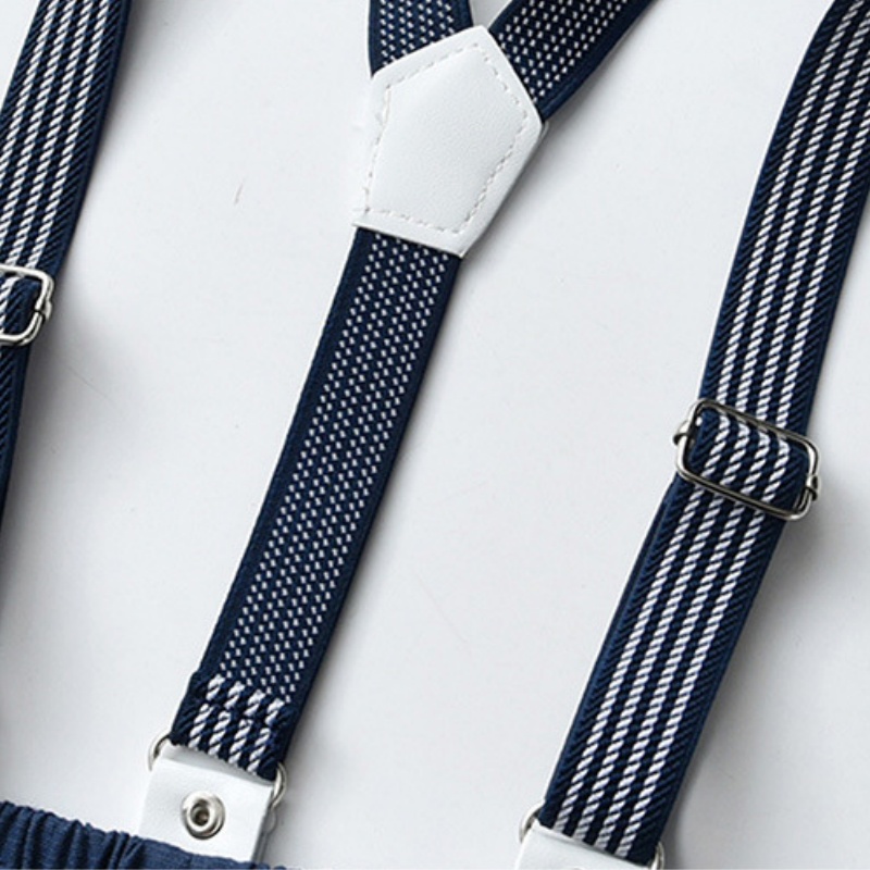 2pcs Baby Boys British Style Suspenders Set