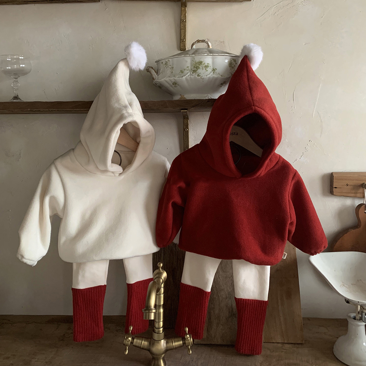 Baby Hooded Thickened Sweatshirt
