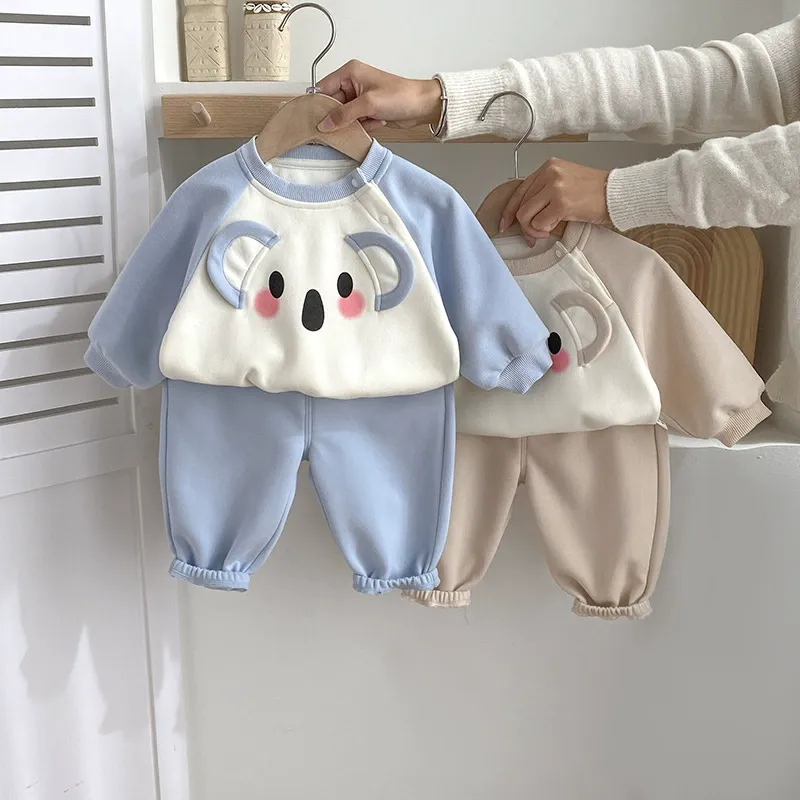 2pcs Koala Sweatshirt and Pants Toddlers Sets