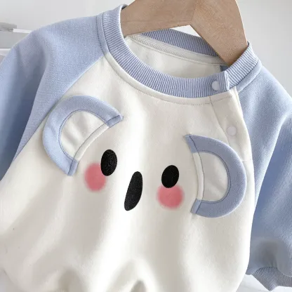 2pcs Koala  Sweatshirt and Pants Toddlers Sets
