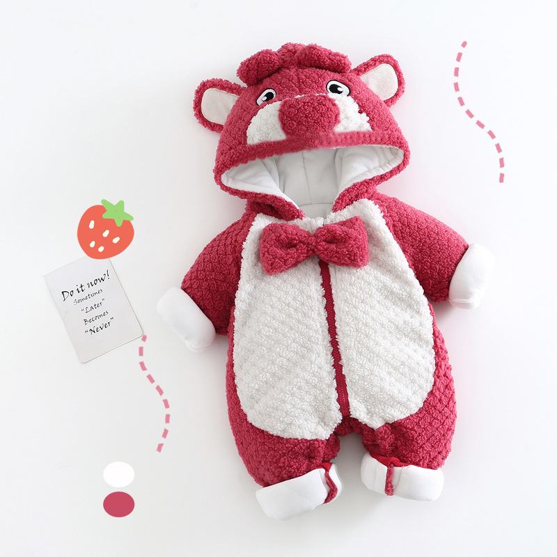 Baby Pinky Bear Romper
