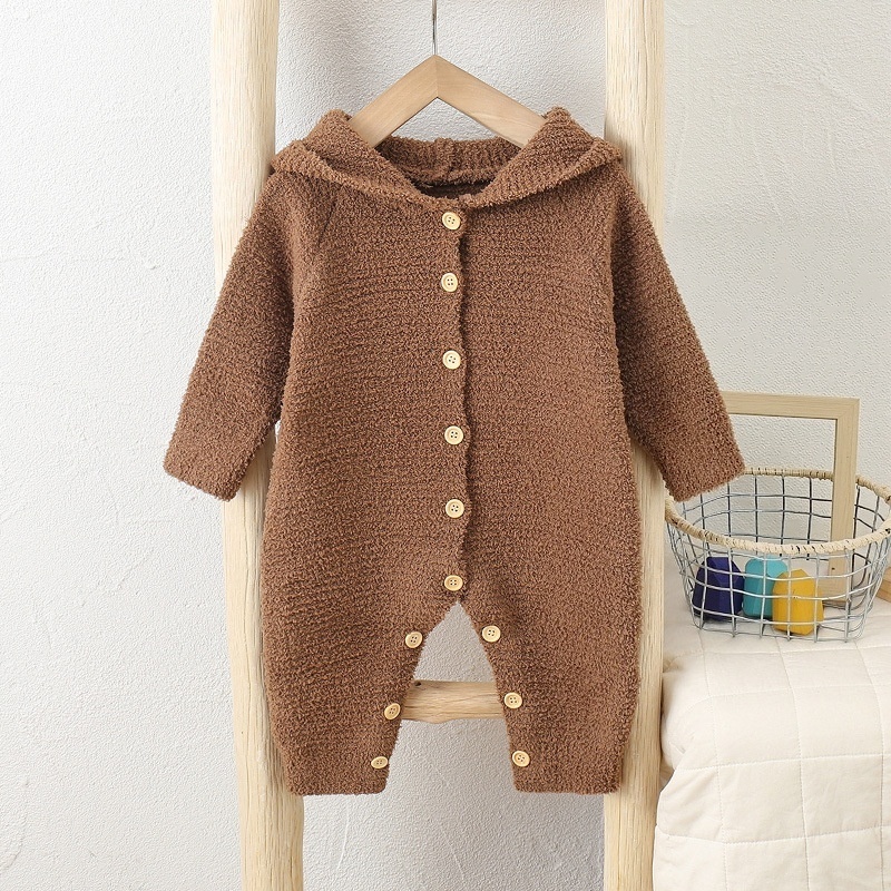 Baby Unisex Soft Fleece Romper