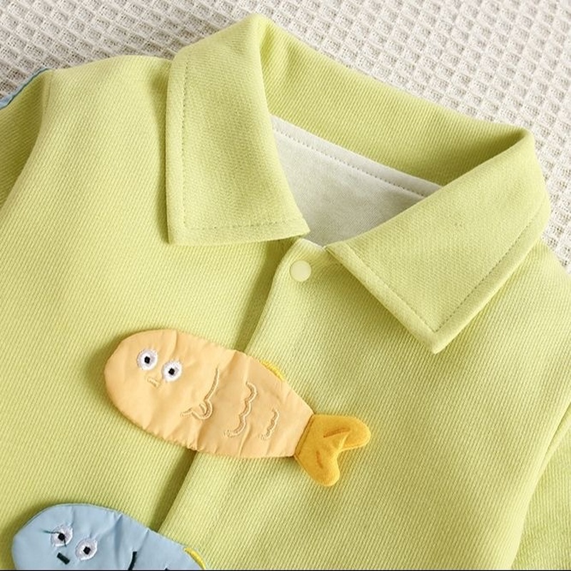 Baby Unisex Cute Cartoon Long Sleeve Romper