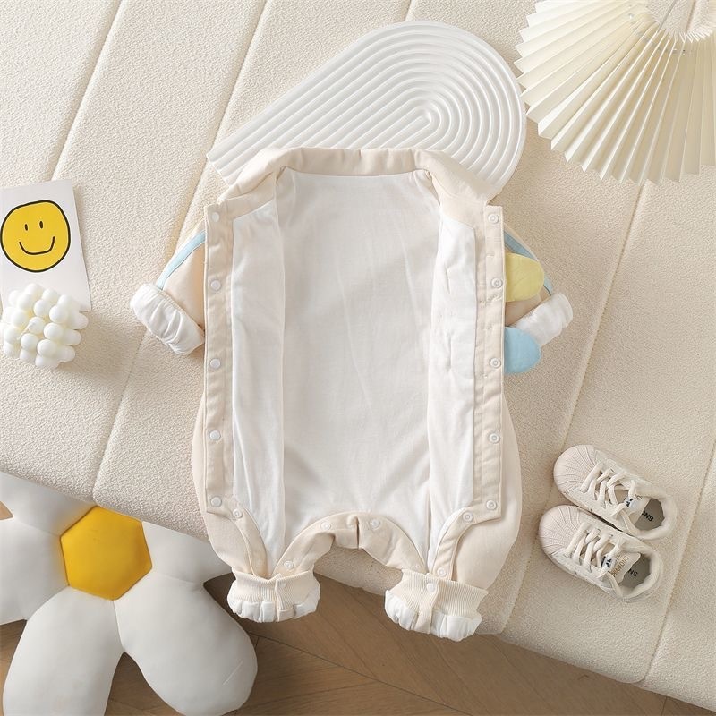 Baby Unisex Cute Cartoon Long Sleeve Romper