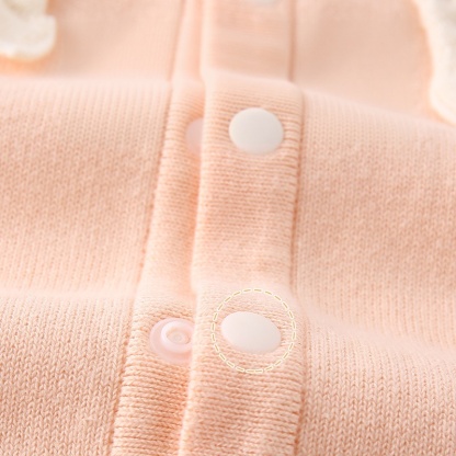 Baby Girl Ruffled Collar Romper