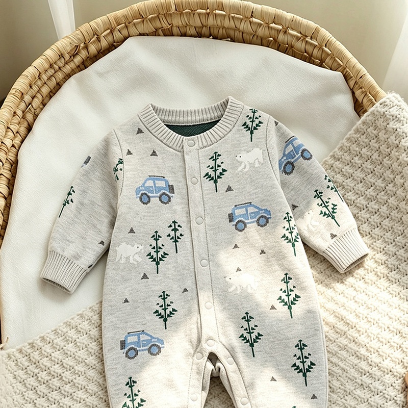 Baby Unisex Soft Knitted Romper