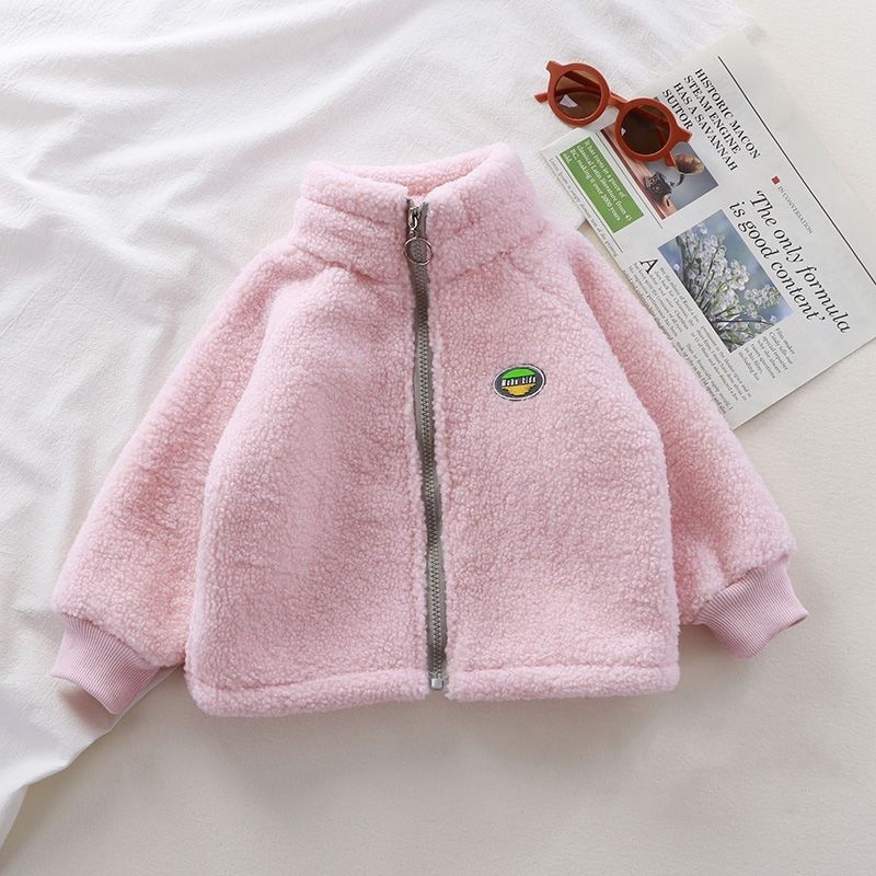 Baby Chain Cardigan Half Turtleneck Jacket