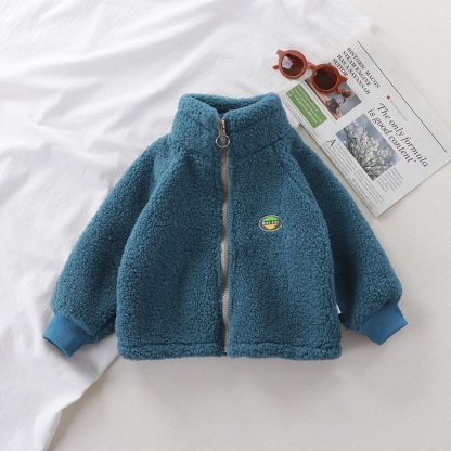 Baby Chain Cardigan Half Turtleneck Jacket
