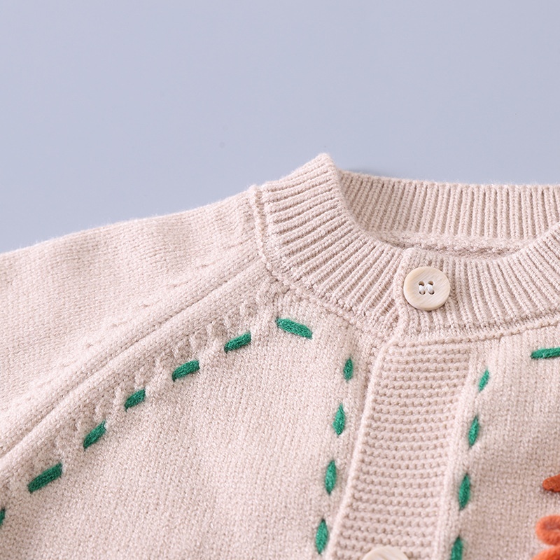 Baby Boy Duck Cardigan Three-Piece Set