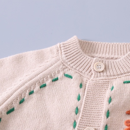 Baby Boy Duck Cardigan Three-Piece Set