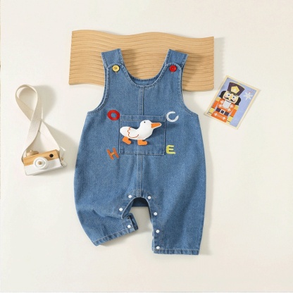 Baby Duck Suspenders Set