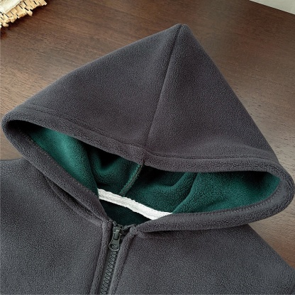 Double Sided Plush Hooded Kids Set