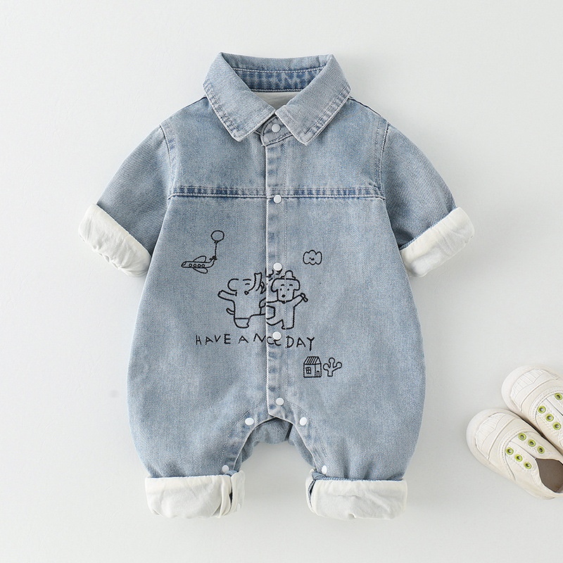 Baby Unisex Long Sleeve Romper