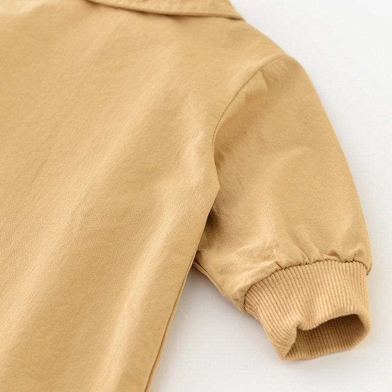 Baby Khaki Bear Romper