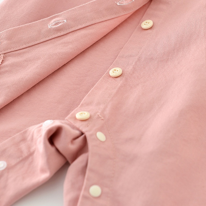 Baby Girl Pink Rabbit Collar Romper