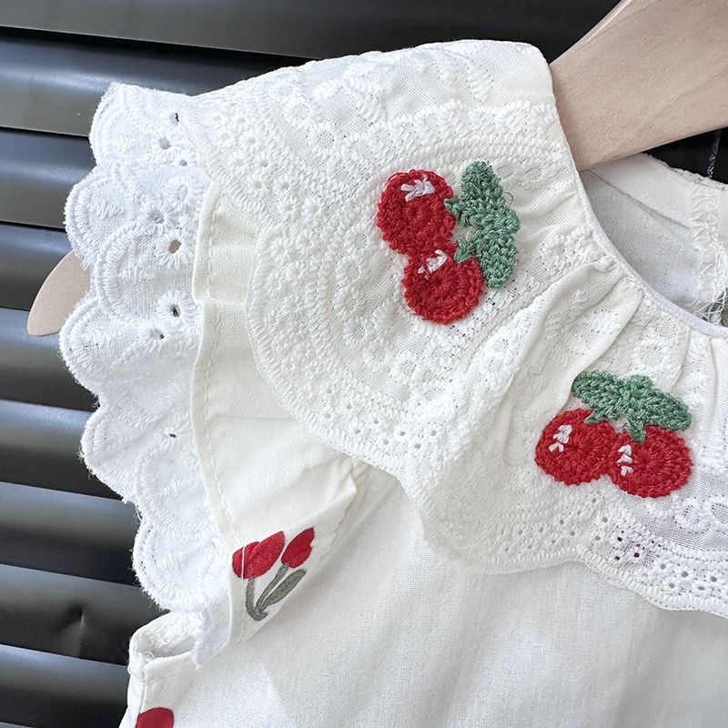 Baby Girl Ruffle Sleeveless Bodysuit Dress