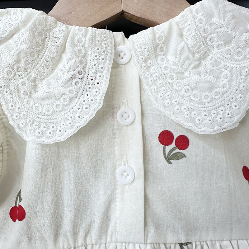 Baby Girl Ruffle Sleeveless Bodysuit Dress