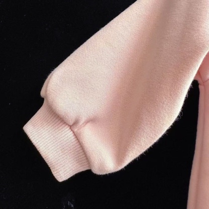Baby Girl Pink Sweet Cat Hoodie Long Sleeve Romper