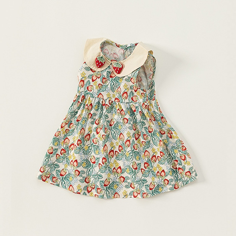 Baby Girl Floral Sleeveless Dress