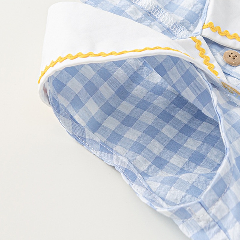 Baby Girl Plaid Sleeveless Dress