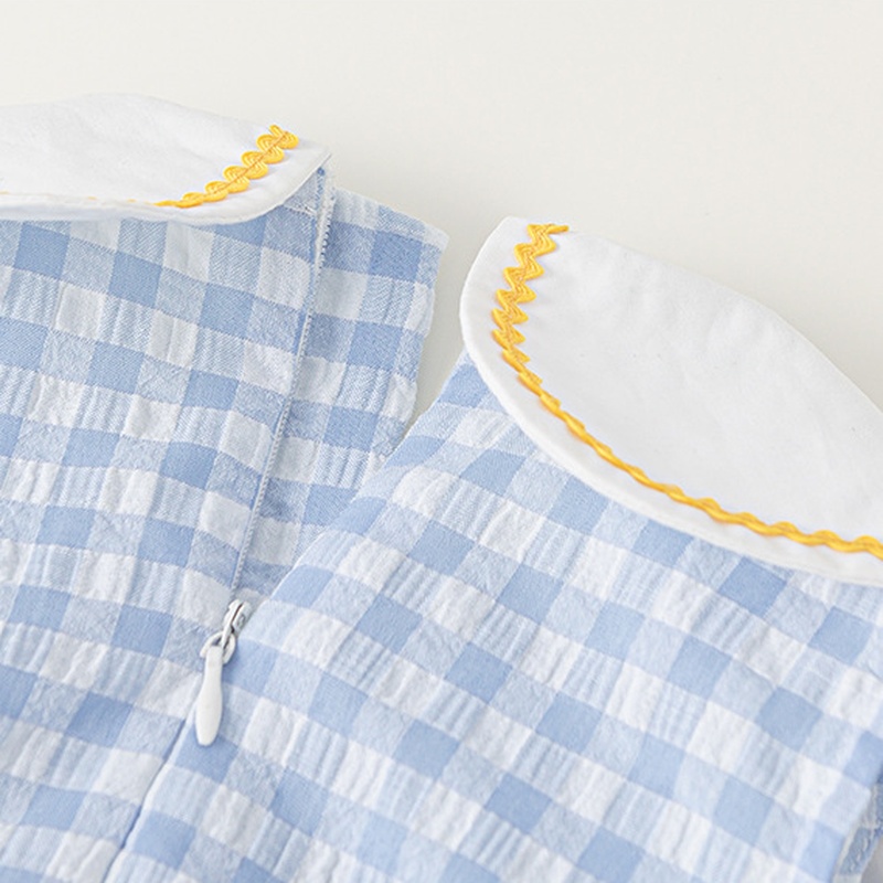 Baby Girl Plaid Sleeveless Dress
