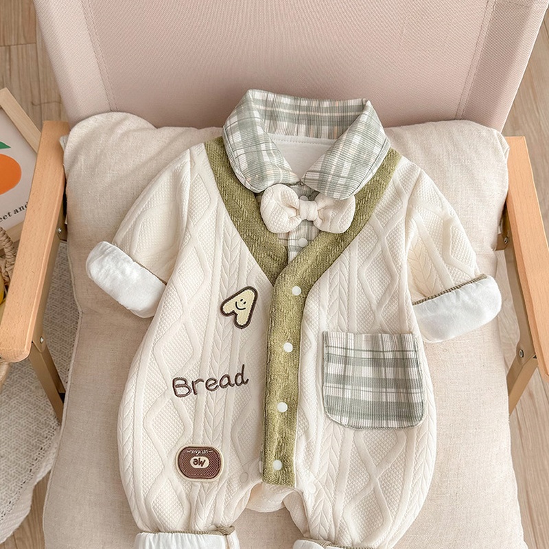 Baby Boy Gentleman Double Layer Romper