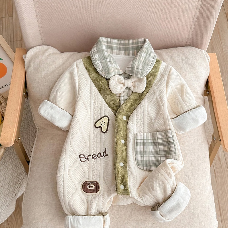Baby Boy Gentleman Double Layer Romper