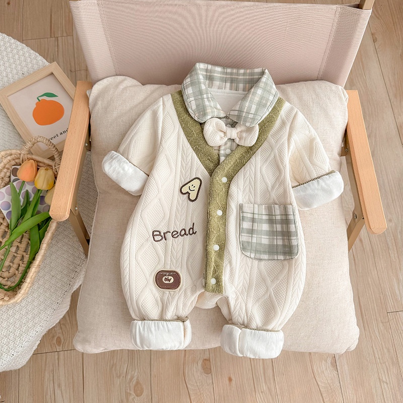 Baby Boy Gentleman Double Layer Romper