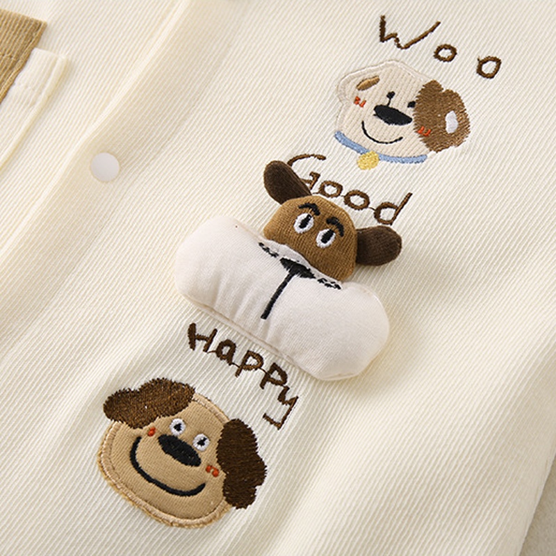 Baby Unisex Korean Style Knitted Long Sleeve Romper