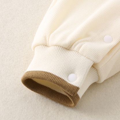 Baby Boy Double Layer Korean Style Long Sleeve Romper