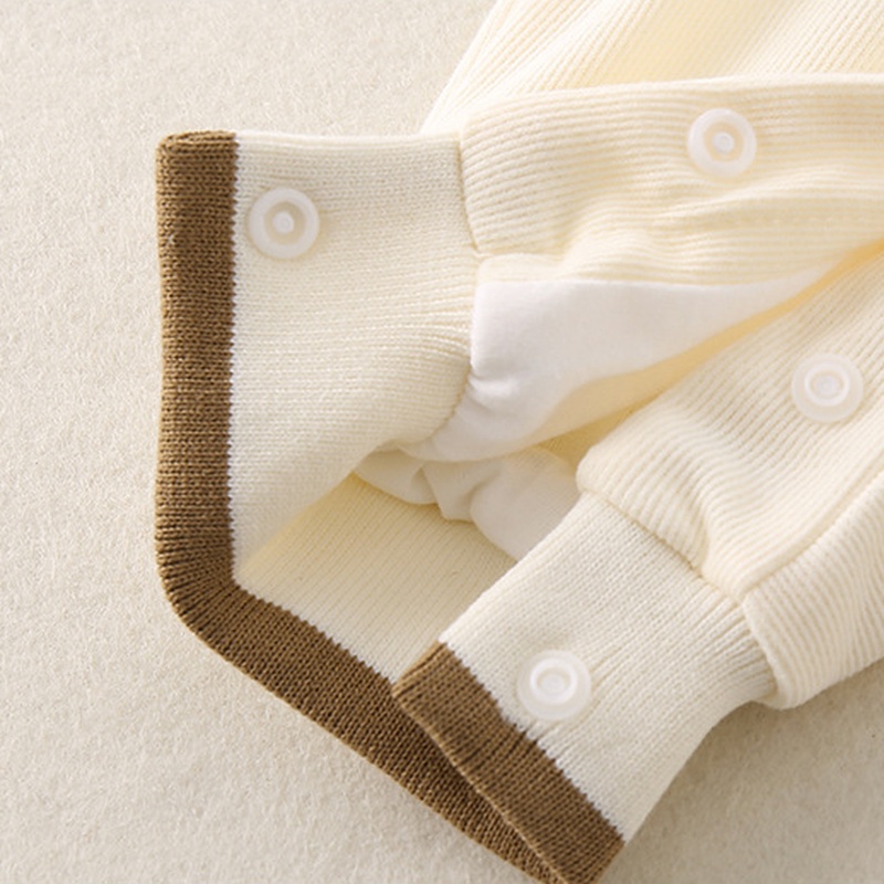 Baby Boy Double Layer Korean Style Long Sleeve Romper