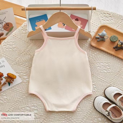 Baby Girl Lovely Print Sling Bodysuit-kissminis