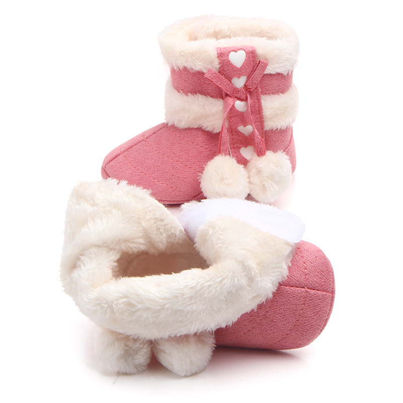 Cute Baby Christmas Warm Shoes And Cotton Boots-kissminis