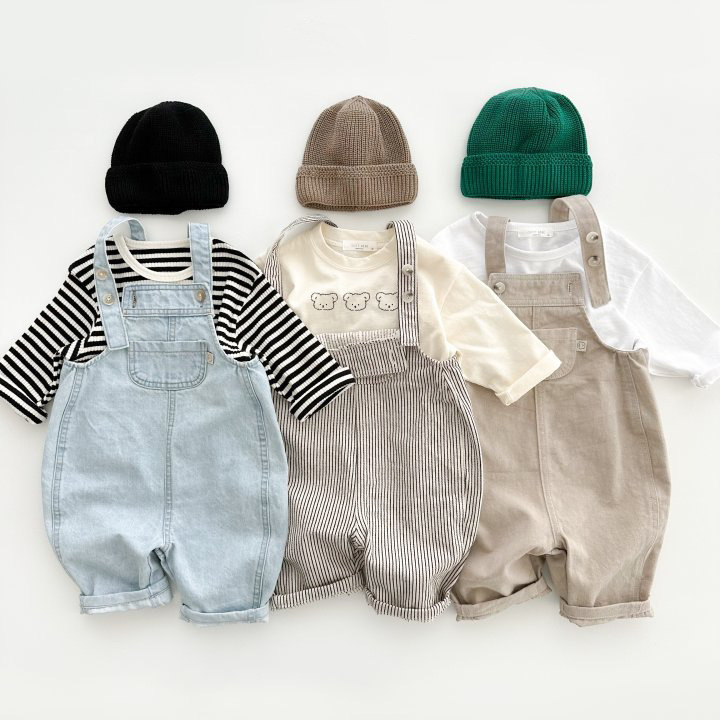 Toddler Boy/Girl Solid Color T-Shirt and Pants Set-kissminis