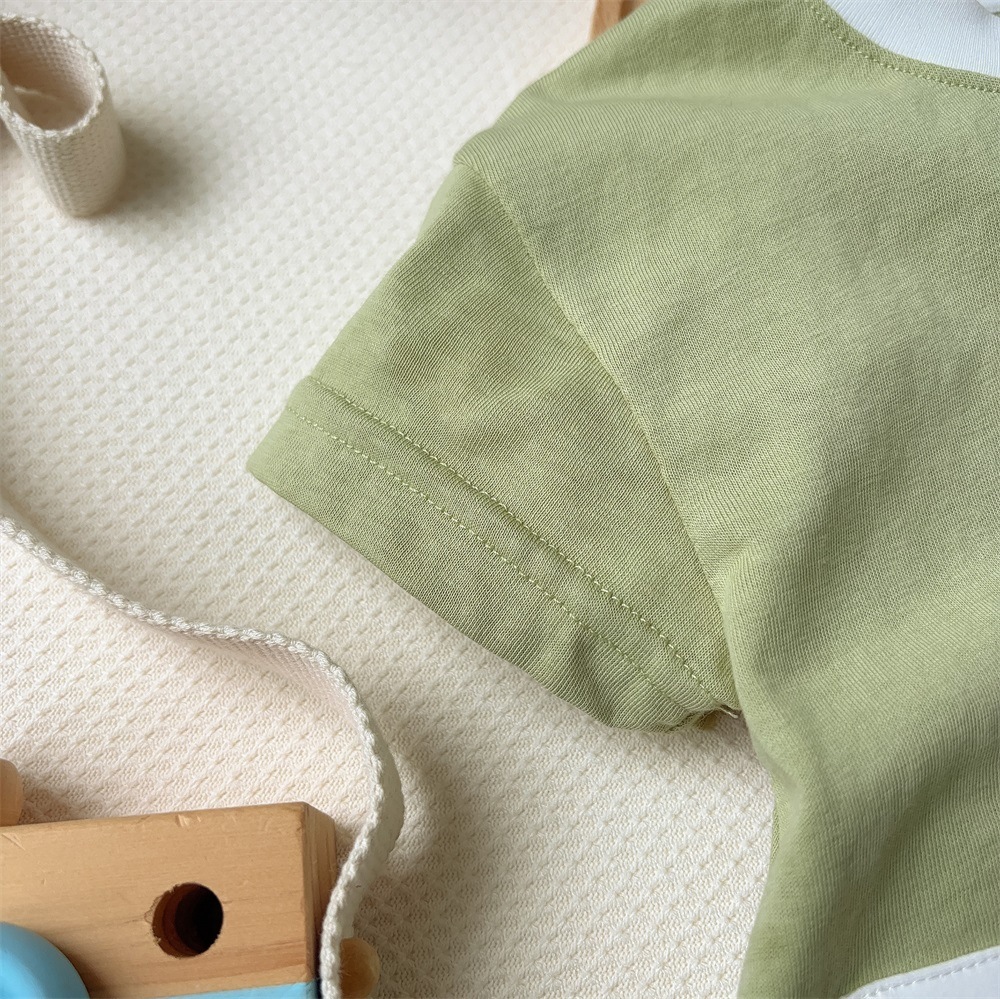 Baby Boy/Girl Pockets Printed Romper-kissminis