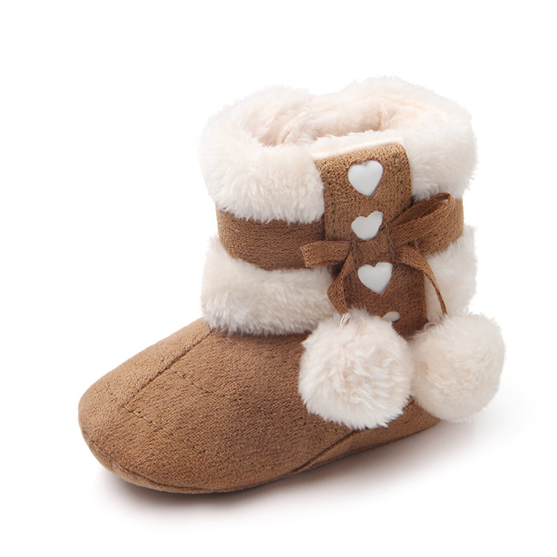 Cute Baby Christmas Warm Shoes And Cotton Boots-kissminis