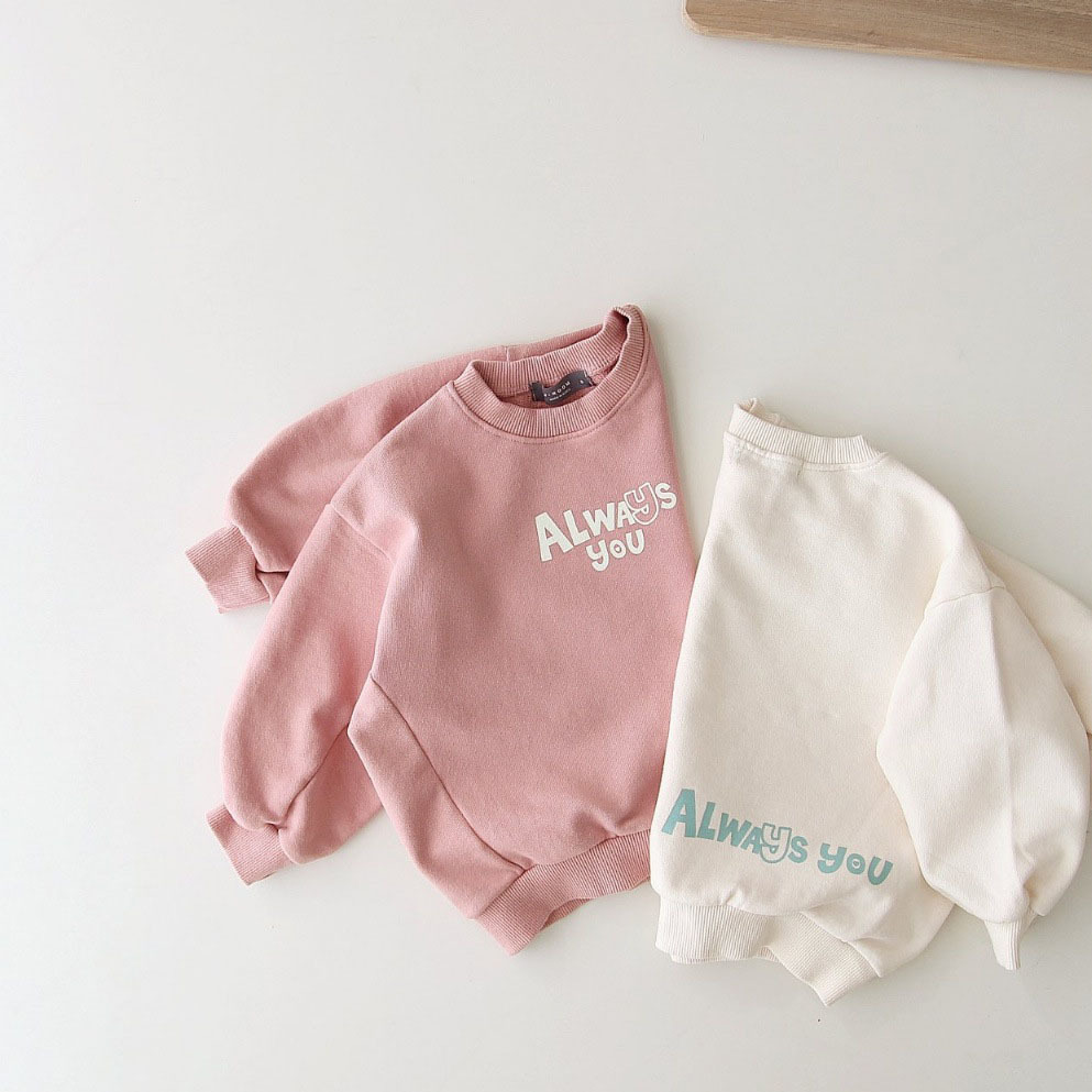 Toddler Boy/Girl Always You Print T-Shirt-kissminis