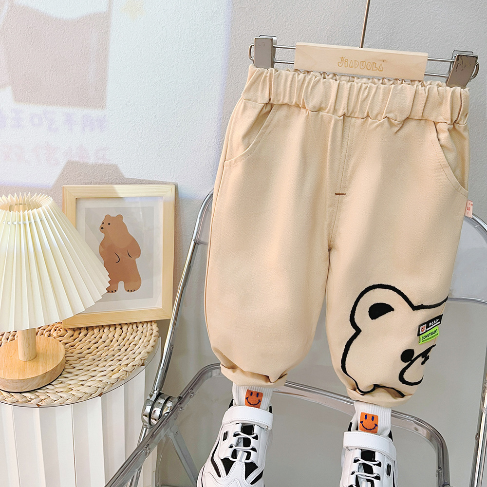 Allover Cartoon Bear Pattern Two Piece Set-kissminis